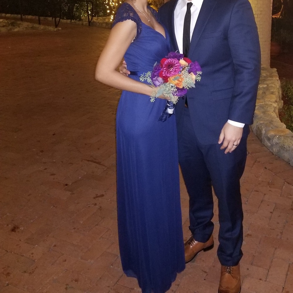 Navy Blue Bridesmaid dress